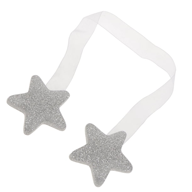 Alzapaños Accesorios Decoracion de Estrella Espalda Titular Hebilla Retención Plata Macarena Hebilla de cortina