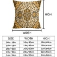 thumbnail image 5 of Vintage Bohemian Style Mustard Yellow Pillow Covers Set of 2 for Couch (20X20 Inch), 5 of 7