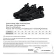 thumbnail image 5 of Lightweight Steel Toe Sneakers Rotating Buckle Safety Work Shoes Air Cushion Comfort Trainers for Men Women, 5 of 5