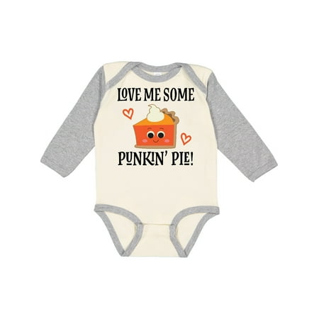 

Inktastic Thanksgiving Love Pumpkin Pie Gift Baby Boy or Baby Girl Long Sleeve Bodysuit