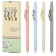 thumbnail image 2 of Back to school Cat Pens 4Pcs 0.5mm Point Smooth Writing Pens High End Ballpoint For Journaling Note Taking Cat Lover For Women 2ml, 2 of 8