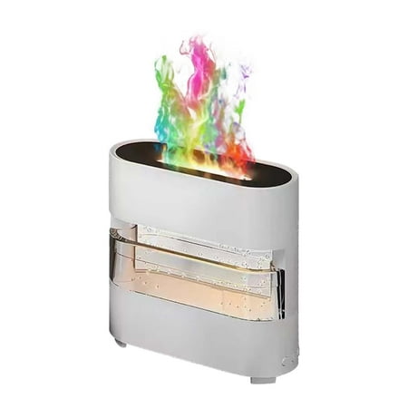 

Apmemiss Clearance Colorful Flame Air Aroma Diffuser Humidifier Aromatherapy Diffuser Upgraded 7 Flame Colors Noiseless Essential Oil Diffuser for Home office Yoga Couples Christmas Gifts