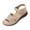 Beige, variant on Black 2026 Summer Open Toe Platform Sandals For Women Casual Comfy Beach Slides Fish Mouth Wedge Sole