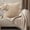 Beige, variant on VQPeo Solid Color Velvet Pillowcase, Pleated Sofa Cushion Cover, Lumbar Support Office Waist Protection for Home & Workplace Comfort