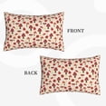 thumbnail image 2 of Lsque Mushrooms and Lady Bugs Pattern Pillow Case – Soft & Cozy Throw Pillow Cover, Hypoallergenic Cushion Case for Sleeping Women with Envelope Closure-20"x30", 2 of 6