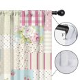thumbnail image 4 of Blackout Kids Curtains,Pioneer Flower Floral Print Pattern Childrens Insulated Curtains Set Of 2,Bedroom Essentials,Toddler Room Decor 42"x54", 4 of 5
