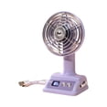 thumbnail image 1 of Ventilador de escritorio ligero con rotación de 360 degree, versátil, portátil, para dormitorio, viajes y dormitorio. violento, 1 of 9