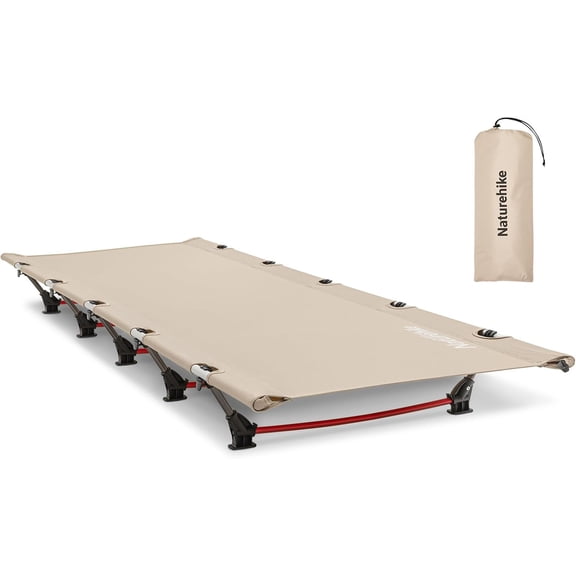 GreenWild Camping Cot, Ultralight Folding Backpacking Cot, 60-Second Easy Set-Up, Supports 330lbs, Portable Camping Bed for Adults for Camping Hiking Travel Home