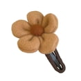 thumbnail image 3 of Horquilla de flor grande de de de otoño para mujer y niña, horquillas de moda, pinza elegante para , accesorios para el cabello para , Khaki Macarena grandes pinzas para el cabello, 3 of 8