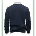 thumbnail image 4 of Mens Shirts Under $10 Men's Quilted Sweatshirt Fashion Lightweight Moisture Wicking Golf 1/4 Zip Shirt Fall Warm Casual Sweater, 4 of 5