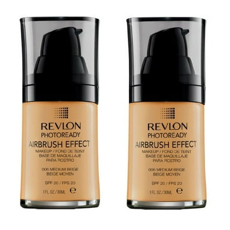 Revlon Photoready Airbrush Effect Makeup Foundation Medium Beige #006 (Pack of