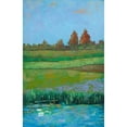 thumbnail image 3 of Altug, Mehmet 10x14 Black Modern Framed Museum Art Print Titled - Impressionist Meadow II, 3 of 5