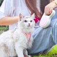 thumbnail image 4 of LAICAIW Pink Retractable Dog Leash 10 ft with Hands Free Wrist Strap for Small and Medium Dogs, One Button Brake, Pause, Lock, One Adjustable Wrist Strap by, 4 of 7