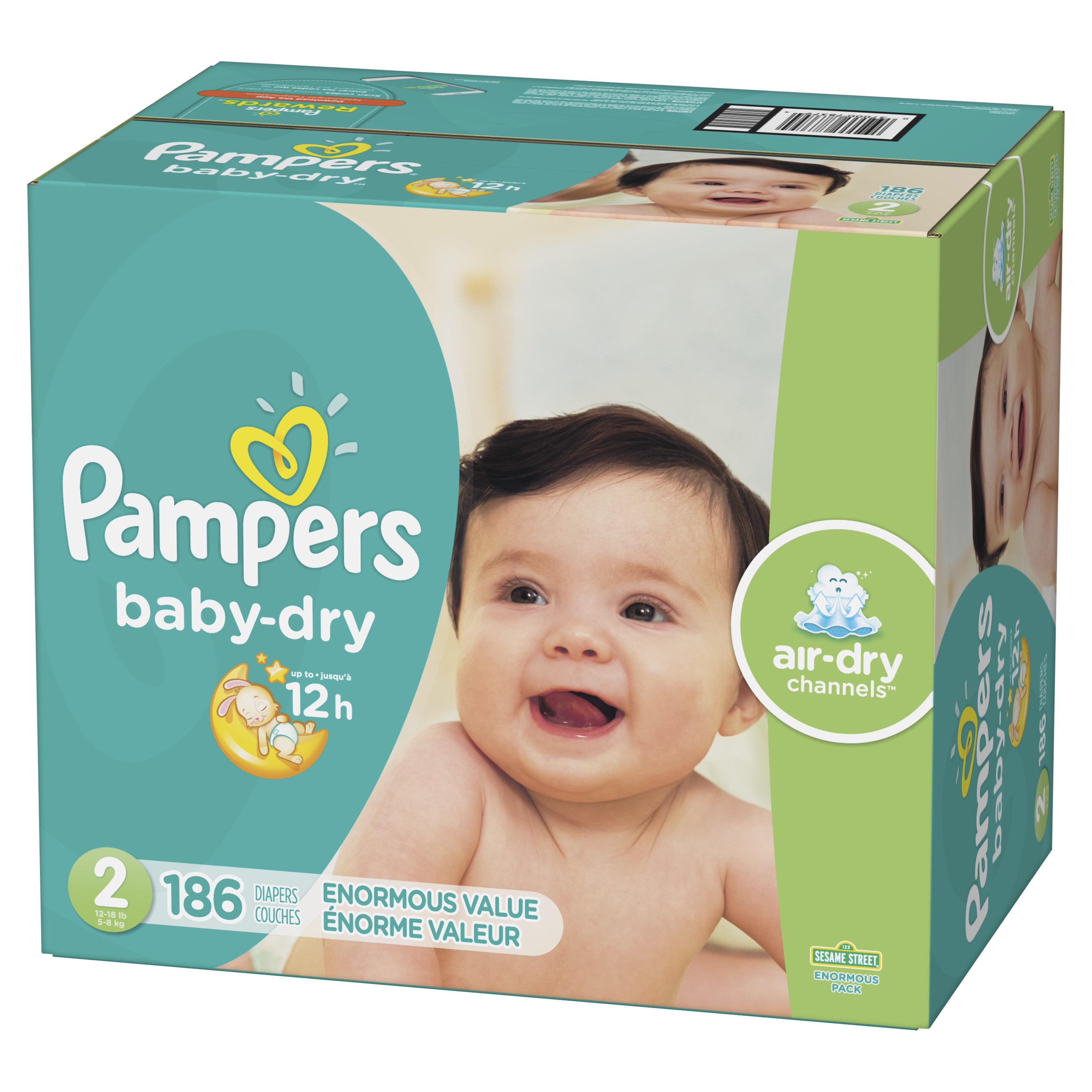 box of diapers cost