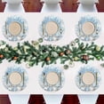 thumbnail image 6 of GZHJMY Christmas Candles Balls Placemats 6Pcs,Holidays PVC Weave Place Mats Table Mats Non-Slip Easy to Clean for Home Kitchen BBQ Party Table Decor,15.4", 6 of 6
