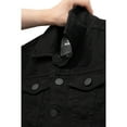 thumbnail image 4 of X RAY JEANS  Boy's Cotton Denim Jacket, Jet Black, M, 4 of 11