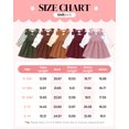 thumbnail image 2 of Yaoqi 2T Toddler Girl Outfit Set 3T Child Girls Clothing Long Sleeves T-shirt Top Bowknot Suspender Dress 2pcs Skirt Set Red, 2 of 7