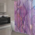 thumbnail image 3 of Abstract Shower Curtain Marble Colorful Shower Curtain for Bathroom Bathtub Home Decor with 12 Hooks 72"x72", 3 of 7