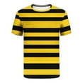 thumbnail image 4 of NTACZA Short Sleeve Mens Shorts Set Striped Crew Neck Tracksuits Mens Athletic Mesh Sweatsuits S, 4 of 7
