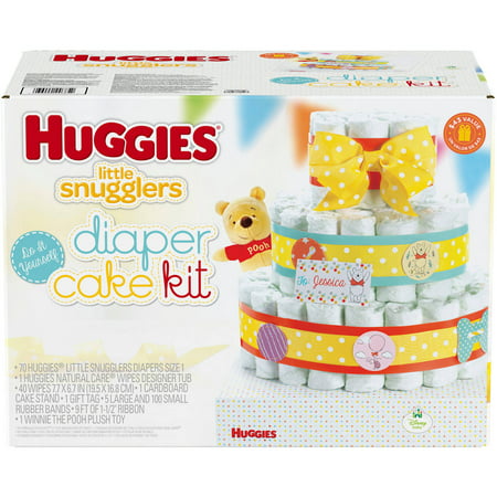HUGGIES Little Snugglers Do It Yourself Kit gâteau de couche-culotte