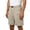 Khaki, variant on GrmtClth Casual Shorts for Men Elastic Waist Walking Shorts Lightweight Loose Beach Shorts Summer Lounge Pant with Pockets Army Green XXXL