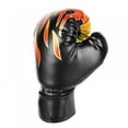 thumbnail image 3 of 1 Pair Kids Children Boxing Gloves Professional Flame Mesh Breathable Pu Leather, 3 of 8