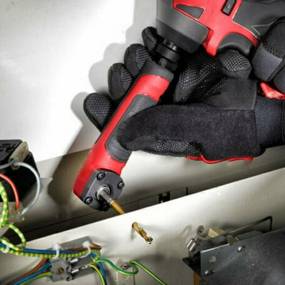 Right Angle Attachment 90 Degrees Angle Cordless Electric Drill Tool Drilling Screwing Right Angle Attachment for Vehicle