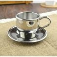 thumbnail image 3 of GROWTH TANK Stainless steel coffee cup set / coffee set / tea cup set / tea set, coffee cups, 3 of 9
