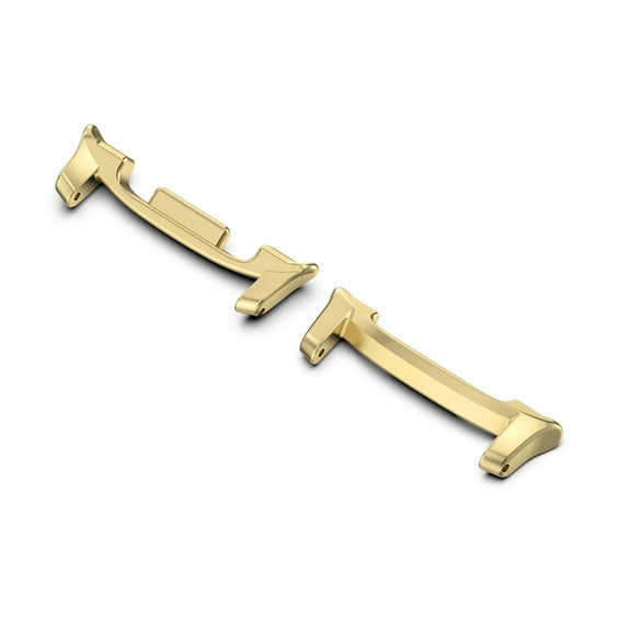 22mm Watch Band Connector Compatible with Samsung Galaxy Watch 8 40mm/8 44mm/8 Classic 46mm Adapter, Stainless Steel Connector Band No Gap Connector Adapter, Anti-Scratch Protective, Gold