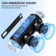 thumbnail image 4 of Altavoz Bluetooth LENRUE F21 portátil impermeable con luz, 4 of 7