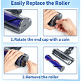 thumbnail image 7 of Upgrade Quick-Release Vacuum Direct Drive Head Replacement for Dysons V7 V8 V10 V11 V15，Suitable for Hardwood Floor Carpets Attachment SV10 SV11 SV12 SV14 Replacement Part Electric Head Roller Brush, 7 of 7