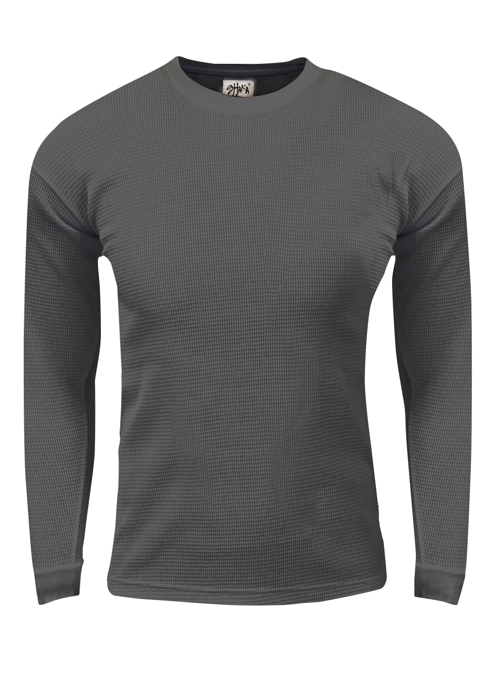 Fitscloth Shaka Wear 2Pack Mens Heavy Waffle Thermal Crewneck Shirt XS-5XL