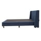 thumbnail image 4 of Box Base Cama Individual + Cabecera Milan Azul Marino Dicasa Milan Bless, 4 of 8