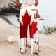 thumbnail image 4 of Pantalones informales holgados con estampado floral para mujer: tejido suave y transpirable, versátiles para casa/aire libre, 3 estaciones, fácil cuidado., 4 of 7