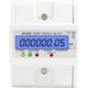 thumbnail image 1 of Medidor digital de kWh con pantalla LCD retroiluminada, montaje en riel DIN, medidor de energía trifásico de 4 cables de alta capacidad para 220/380 V, 5-80 A, 1 of 5