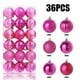 thumbnail image 2 of ¡Liquidación de ahorros navideños! Bolas navideñas PRETXORVE, adornos para árbol de Navidad, 36 piezas, adornos colgantes para fiestas, decoración de 6 cm., 2 of 8