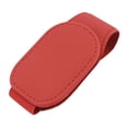 thumbnail image 2 of Porta gafas con clip multiusos universal para guardar billetes y efectivo, color rojo, 2 of 9