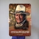 thumbnail image 3 of Placa Metal Vintage Actor John Wayne Pintura Hierro Rectangular Arte Pared 30x40cm, 3 of 9