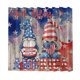 thumbnail image 2 of Independence Day Holiday Party Celebration Shower Curtain Bathroom Partition Decoration Hanging Curtain, 2 of 6