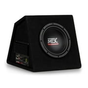 MTX AUDIO RTP8A 8" 120W Car Loaded Subwoofer Enclosure Amplified Box Vented