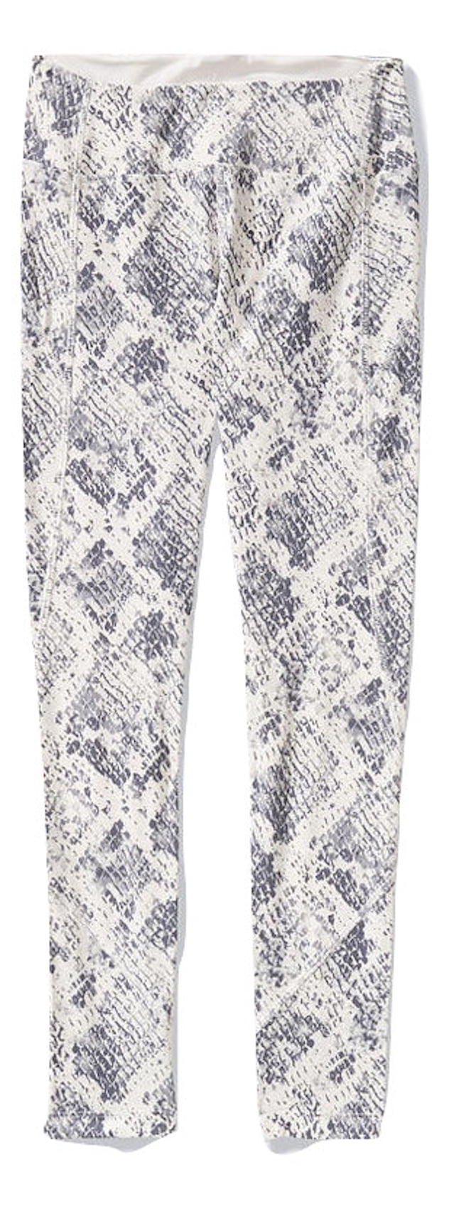 Ankle Legging Color Gray Snake Size 