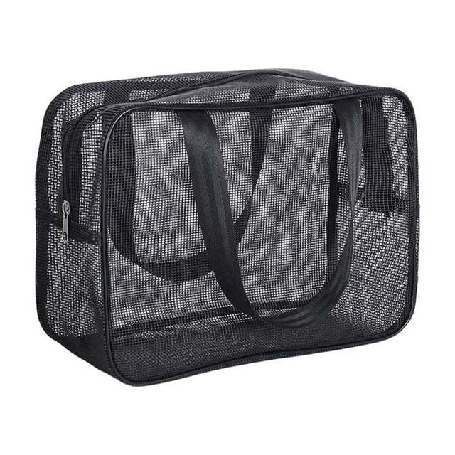SDNall Sac de Lavage en Filet Organisateur de Rangement Portable Sac de Bain à Main Sac de Plage en Polyester Filet Sac Fourre-Tout de Lavage Sac de Rangement pour Jouets de Plage