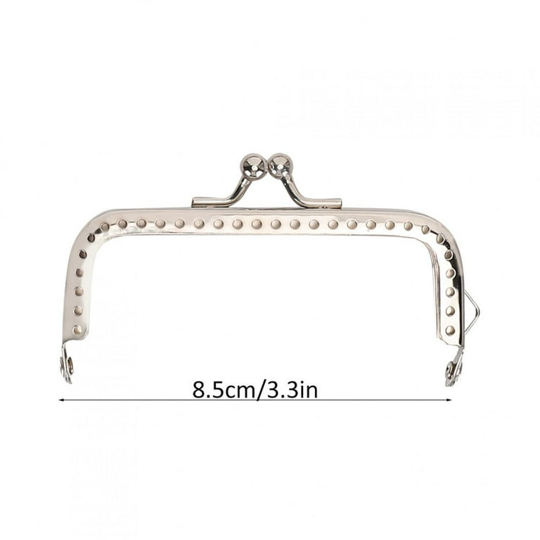  10Pcs Coin Purse Clasp 5 Color Purse Clasp Frame 3.3 Kiss  Clasp Lock Vintage Metal Purse Frame for Purse Making DIY Handle Bag Sewing  Craft