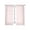 Pink, variant on Pink Striped Curtains 45 Inch Length, Sheer Curtains for Bedroom Living Room Window Modern Farmhouse Pink White Stripes Rod Pocket Voile Drapes Kitchen Curtains Small Half Window 42"x45" 2 Panels
