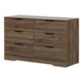 thumbnail image 2 of South Shore Holland 6-Drawer Dresser for Adult, in Natural Walnut, 2 of 10