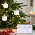 thumbnail image 4 of AuroraX Gift Box Christmas Decorations 2025 White Shatterproof 3 Pcs Christmas Tree Ornaments Christmas Ball Ornaments Winter Hanging Decor for Home, 4 of 6