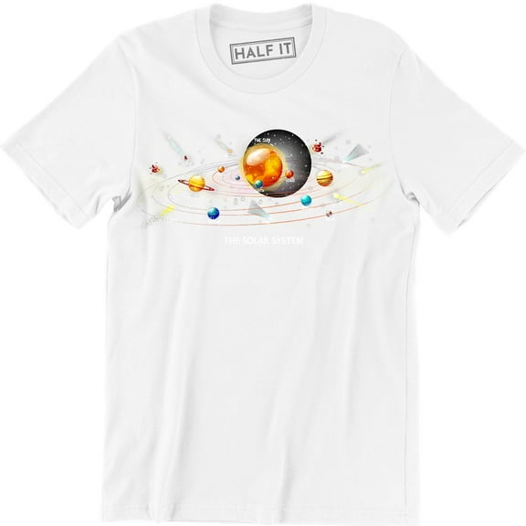 Solar System Funny Space Astronomy Fashion Retro Planets Cool T-Shirt