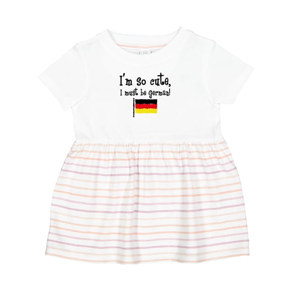 Inktastic So Cute German Girls Baby Dress