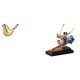 thumbnail image 1 of Figura de pájaros,Figura de pájaro dorado,decoración del hogar,estatua de animal,Estatuas decorativas de pájaros pequeños como accesorios de exhibición,estatua de bailarina de, 1 of 8