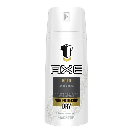 AXE Signature Gold Dry Spray Antiperspirant Deodorant for Men, 3.8